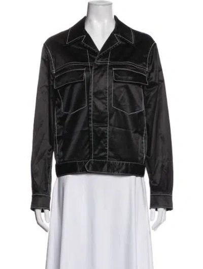 Pre-owned Staud Jacket In Black