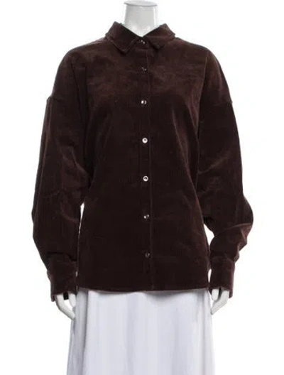 Pre-owned Staud Jacket In Brown