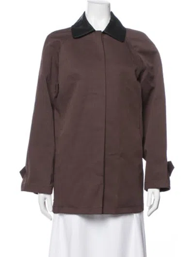 Pre-owned Staud Jacket In Brown