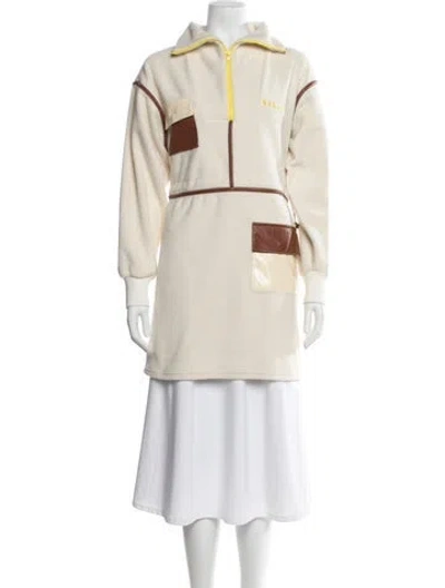 Pre-owned Staud Jacket In Neutral