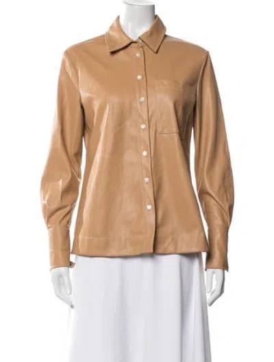 Pre-owned Staud Jacket In Neutrals