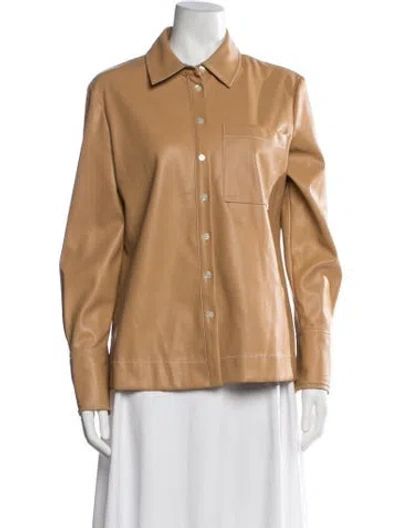 Pre-owned Staud Jacket In Neutrals