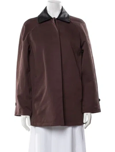 Pre-owned Staud Jacket W/ Tags In Brown