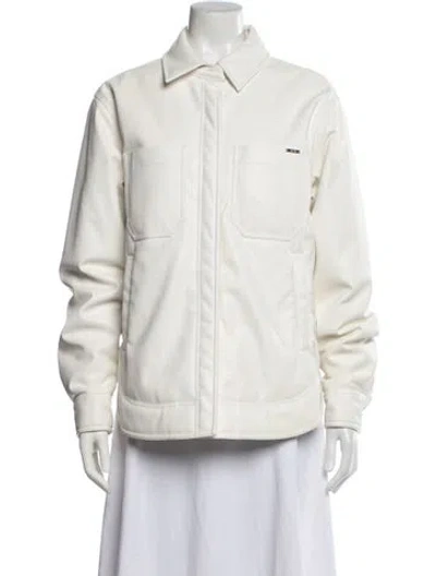 Pre-owned Staud Jacket In White