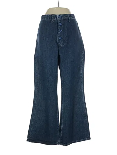 Pre-owned Staud Jeans In Blue