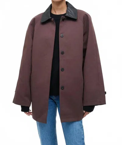 Staud Jonah Jacket In Earth In Brown