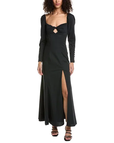 Staud Josephine Dress In Black