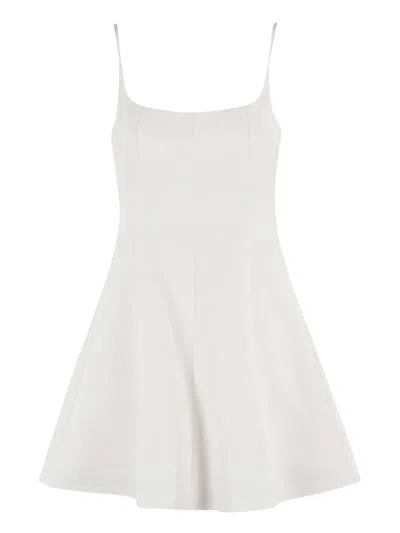 Staud Wylie Mini Dress In White