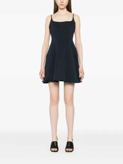 Staud Joy Mini Dress In Navy