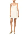Staud Wylie Mini Dress In White In Ivory