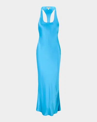 Staud Juanita Dress In Blue