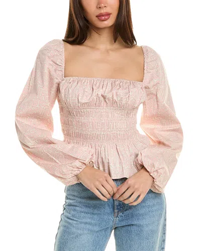 Staud Jules Top In Pink