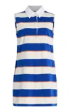 Staud Julius Mini Dress In Yacht Rugby Stripe