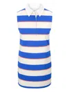 Staud Julius Mini Dress In Yacht Rugby Stripe In Multi