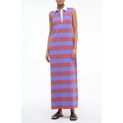 Staud Julius Sleeveless Polo Maxi Dress
