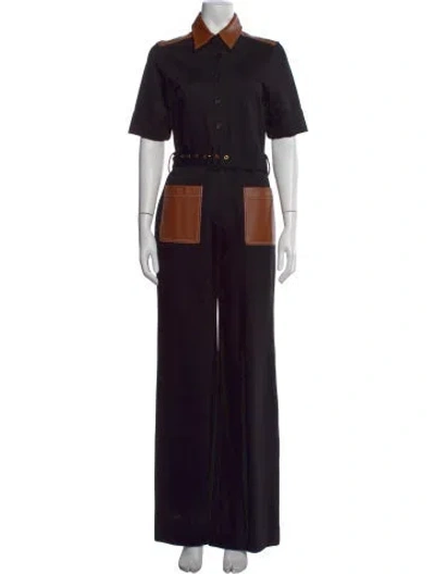 Pre-owned Staud Jumpsuit In Black