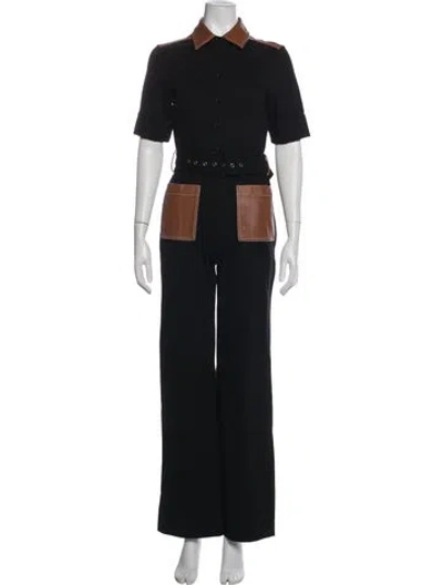 Pre-owned Staud Jumpsuit In Black