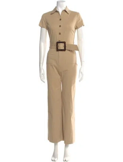 Pre-owned Staud Jumpsuit In Neutral