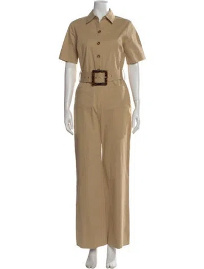 Pre-owned Staud Jumpsuit In Neutral