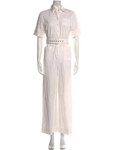 Pre-owned Staud Jumpsuit In Neutral