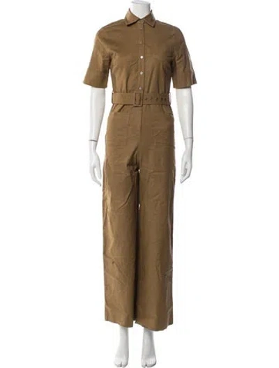 Pre-owned Staud Jumpsuit In Neutral