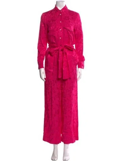 Pre-owned Staud Jumpsuit In Pink
