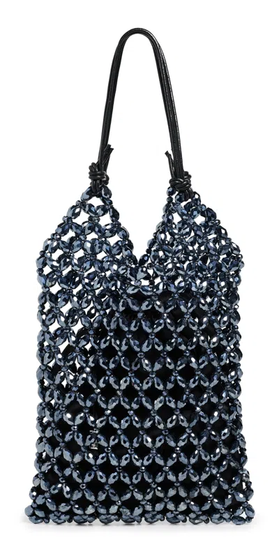 Staud Karla Beaded Bag Eclipse In Black