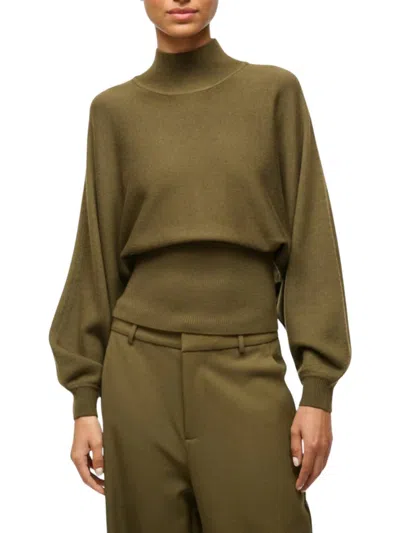 Staud Karoline Sweater In Sergeant Green