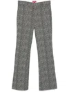 Staud Prince Chevron Pant In Multicolor