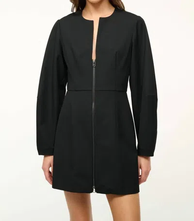 Staud Katja Mini Dress In Black