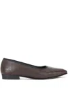 Staud Keith Ballet Flats In Brown