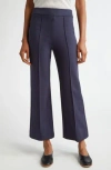 Staud Knack Ankle Wide Leg Pants In Blue