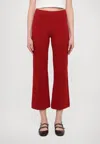 Staud Knack Flare Pant In Rouge In Multi