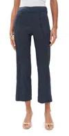 Staud Knack Linen Pants Chambray In Chambray