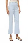 Staud Knack Pant In Sky Micro Check