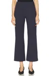 Staud Harrison Pants Chambray In Navy