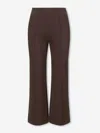 Staud Pantalone Knack Dark Chocolate In Brown
