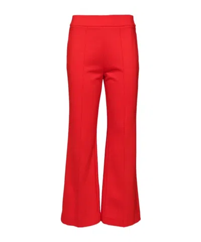 Staud Knack Trousers In Red