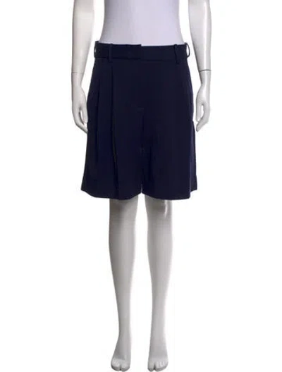 Pre-owned Staud Knee-length Shorts In Black