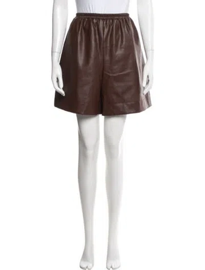 Pre-owned Staud Knee-length Shorts In Brown