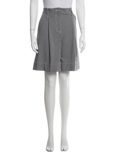 Pre-owned Staud Knee-length Shorts In Gray