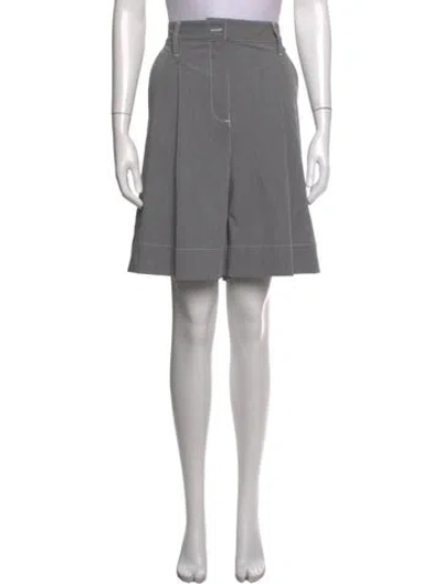 Pre-owned Staud Knee-length Shorts In Grey