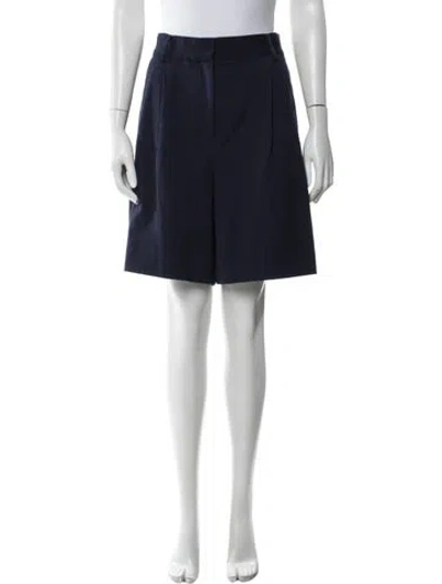 Pre-owned Staud Knee-length Shorts In White