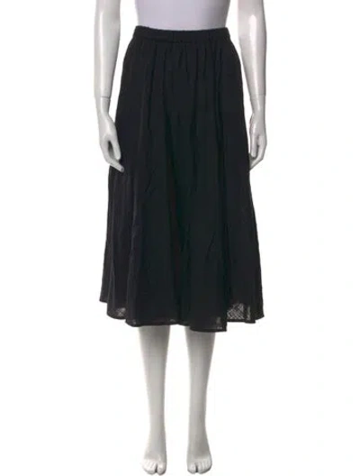 Pre-owned Staud Knee-length Skirt In Black