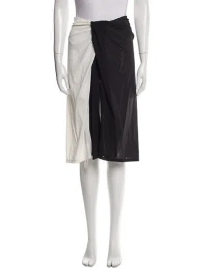 Pre-owned Staud Knee-length Skirt In Black