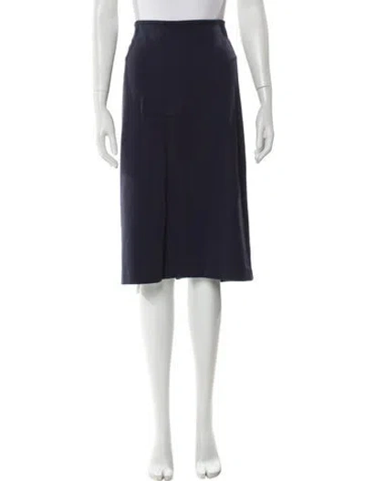 Pre-owned Staud Knee-length Skirt In Blue