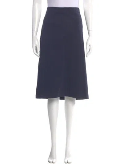 Pre-owned Staud Knee-length Skirt In Blue