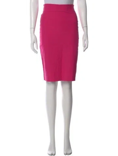 Pre-owned Staud Knee-length Skirt In Pink
