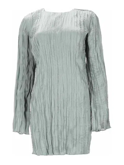 Staud Kona Mini Dress In Gray