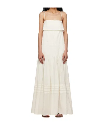 STAUD KRISTINA PLEATED DETAIL DRESS